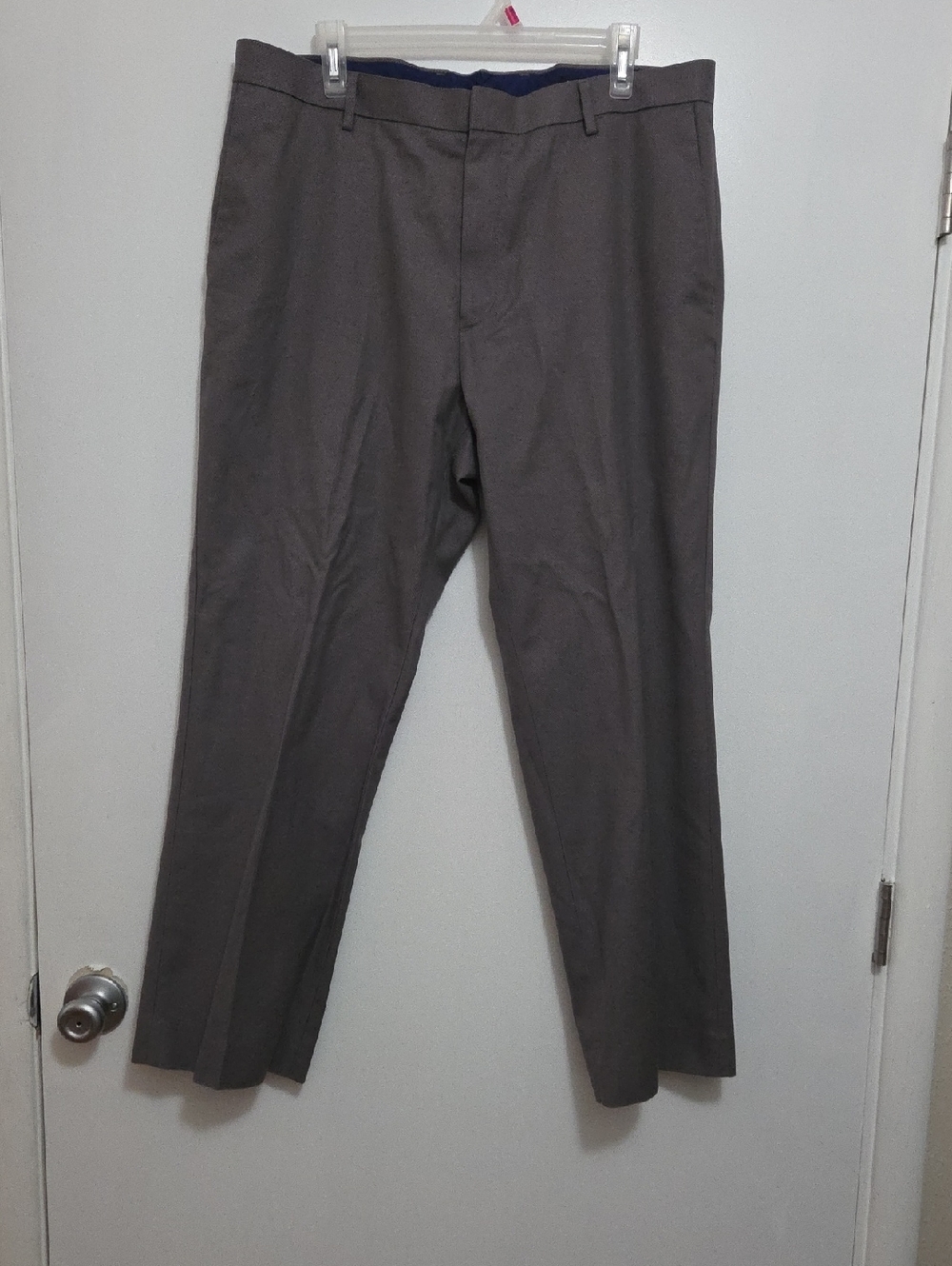 Banana Republic Men's Dress Pants - Gray Non-iron Tailored Slim Fit 36x30